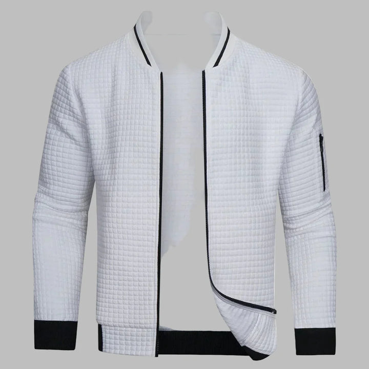 Behagelig og varm sweater med lynlås til mænd