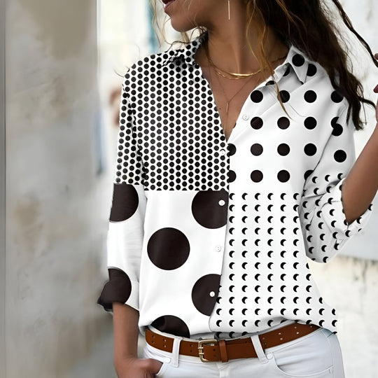 Casual Mønstrede Bluse
