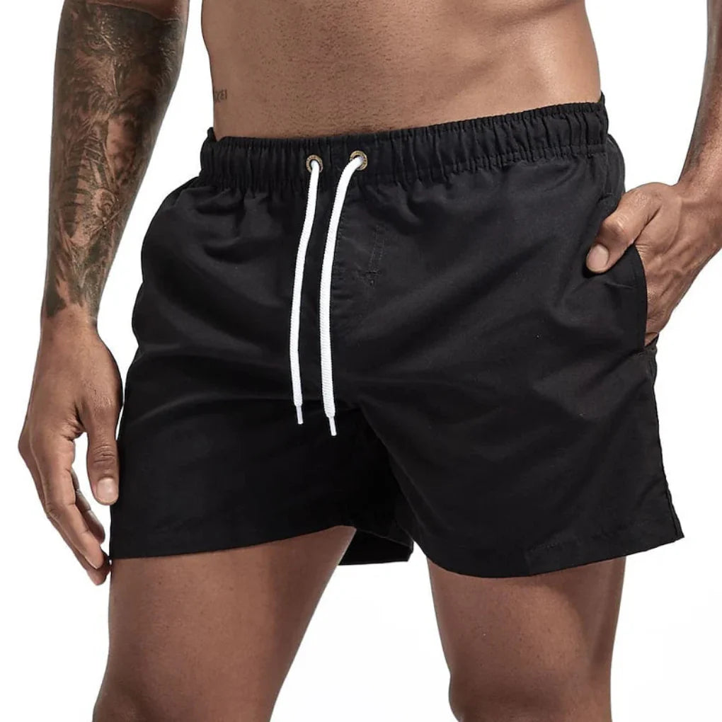 Herre hurtigttørrende badeshorts